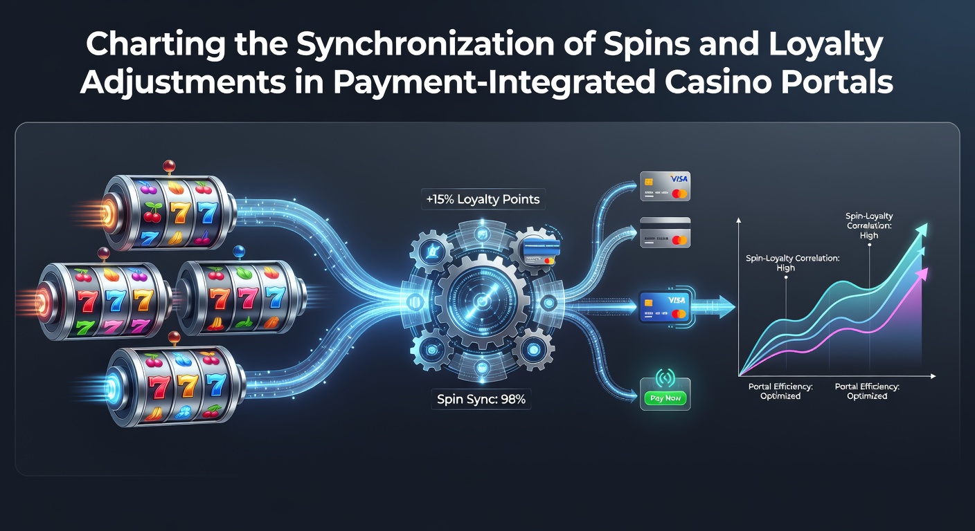 Diagramm zur Synchronisation von Spin-Boni und Zahlungssystemen in Casino-Portalen