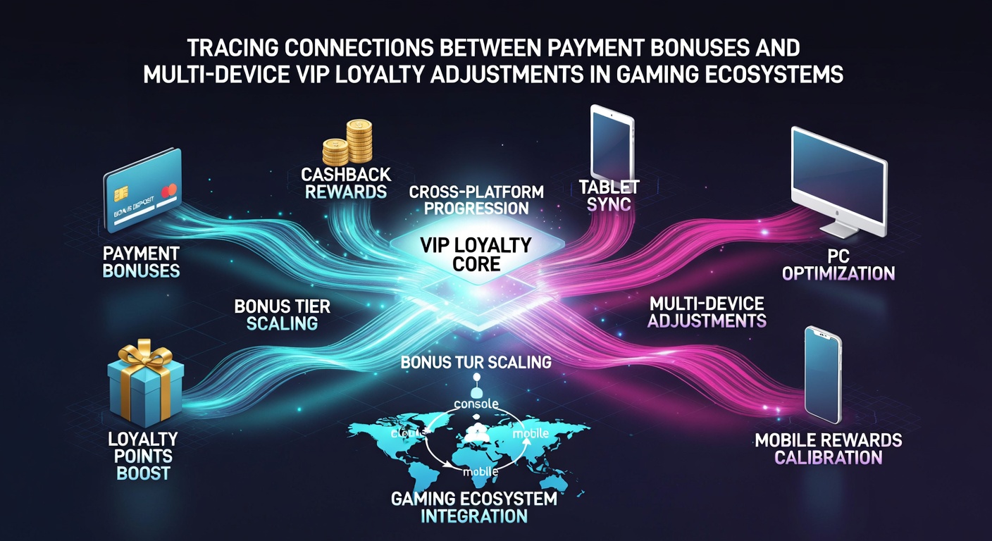 Darstellung von VIP-Loyalitätsanpassungen und Zahlungsbonus-Integration in multiplen Gaming-Geräten